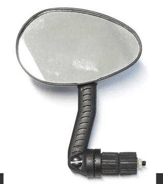 Mirror, plastic w/ reflector, insert type, for Left Hand side only