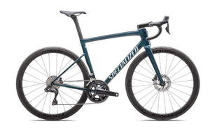 2025 Specialized Tarmac SL8 Expert - Gloss Deep Lake Metallic / Green Pearl Over Seafoam