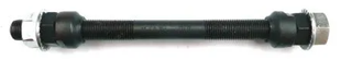 AXLE - Rear BMX, 1/2" x 185mm, With Cone & Nut