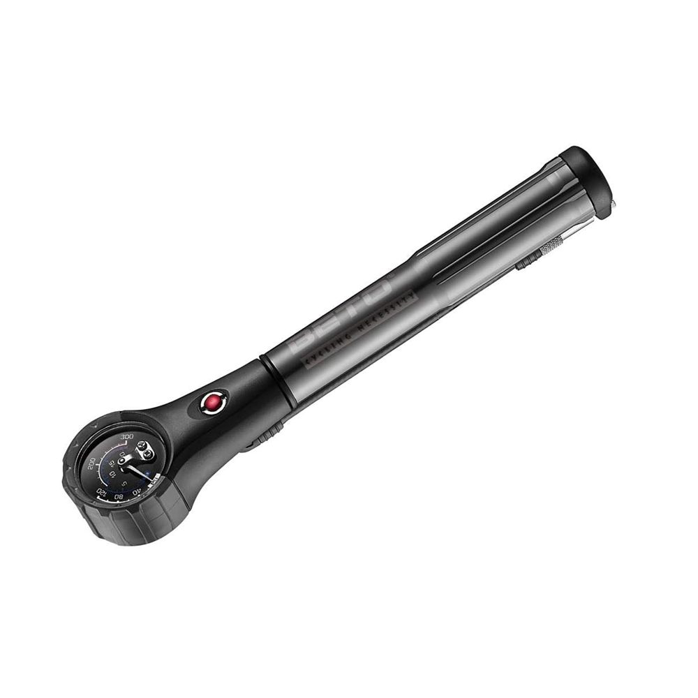 Beto Dual Function Shock And Tyre Pump 300 PSI CNC Alloy With 1.5" Gauge