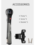 Beto Dual Function Shock And Tyre Pump 300 PSI CNC Alloy With 1.5" Gauge