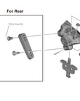 Shimano Dura-Ace BR-R9270 Rear Caliper Fixing Screw B2