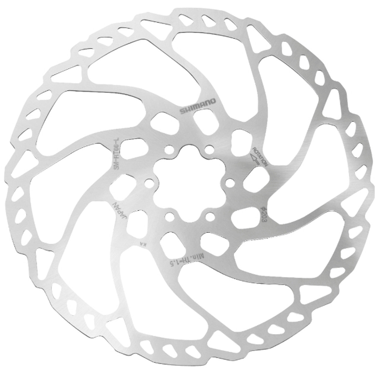 Shimano SM-RT66 SLX Disc Brake Rotor 6 Bolt 203mm