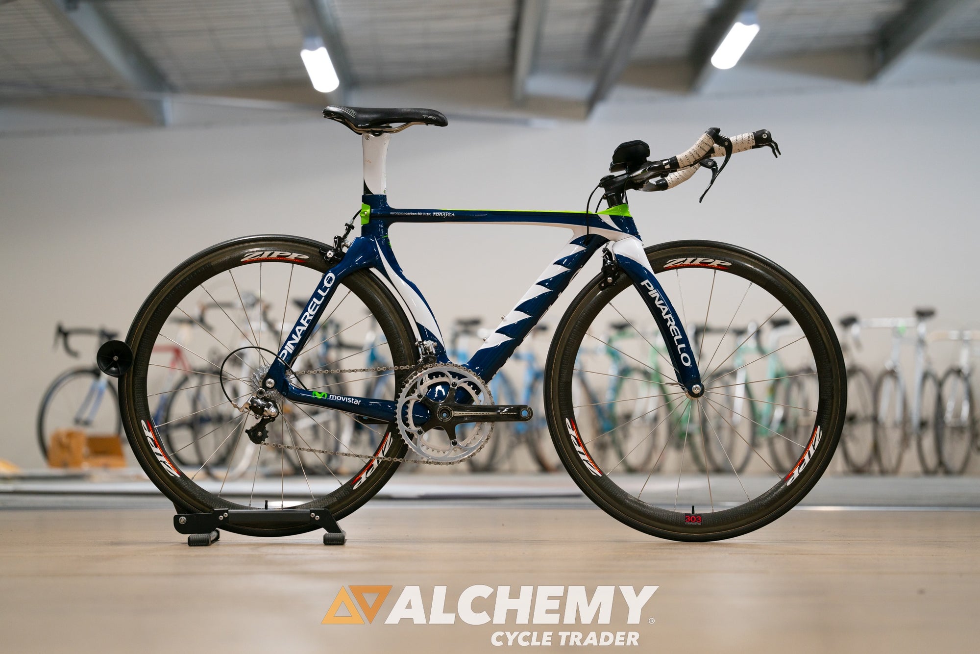 Pinarello Graal TT team Movistar XS/45cm 2012 Alchemy Cycle Trader