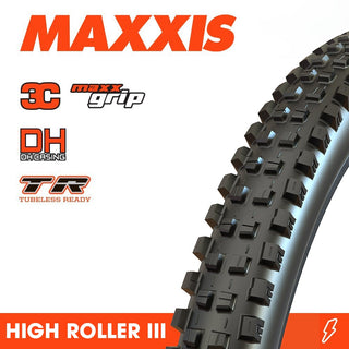 Maxxis High Roller III 3C GRIP DH TR FOLD 60X2TPI E-25