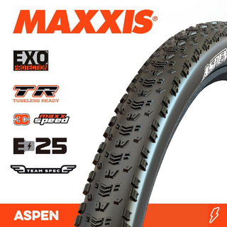 Maxxis ASPEN Team Spec EXO TR MaxxSpeed Fold 170TPI E-25