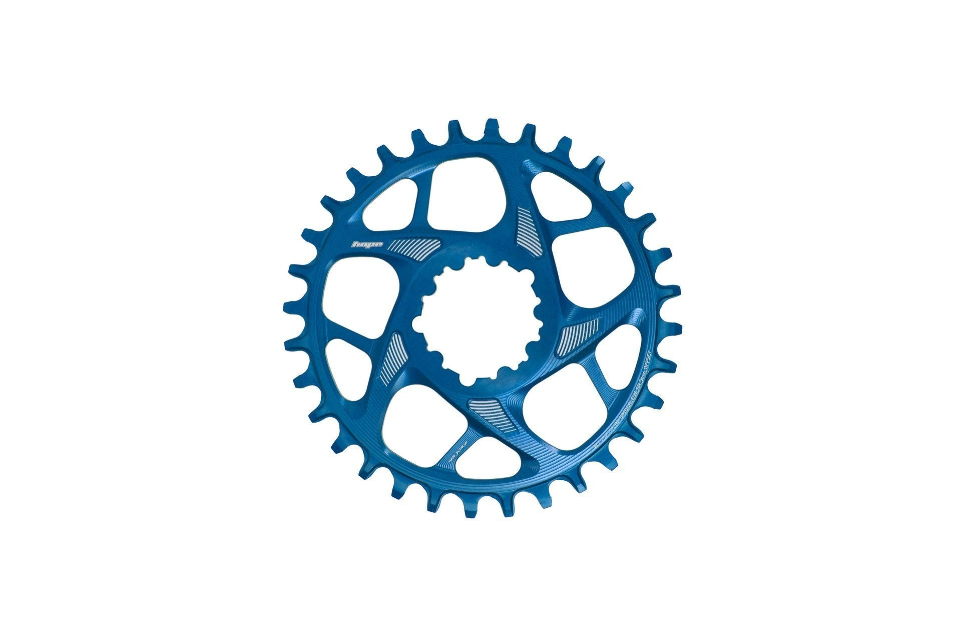 Hope R22 Spiderless Chainring SR3 - 30 Teeth Blue