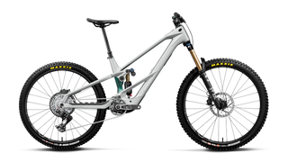 2027 Orbea Wild LT M-TEAM RS Smooth Silver (Matt) - Escape Green C. View (Gloss)