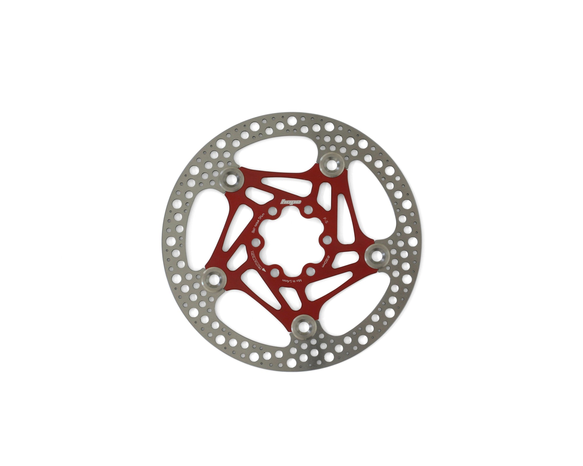 Hope Road Rotor Floating - 160mm Red