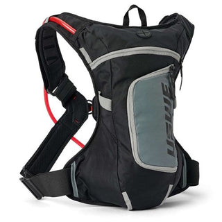USWE Raw 4.0L Adventure Fit Dirt Biking Hydration Pack with 3.0L Hydration Bladder - Black