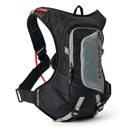 USWE Raw 12.0L Adventure Fit Dirt Biking Hydration Pack With 3.0L Hydration Bladder - Black