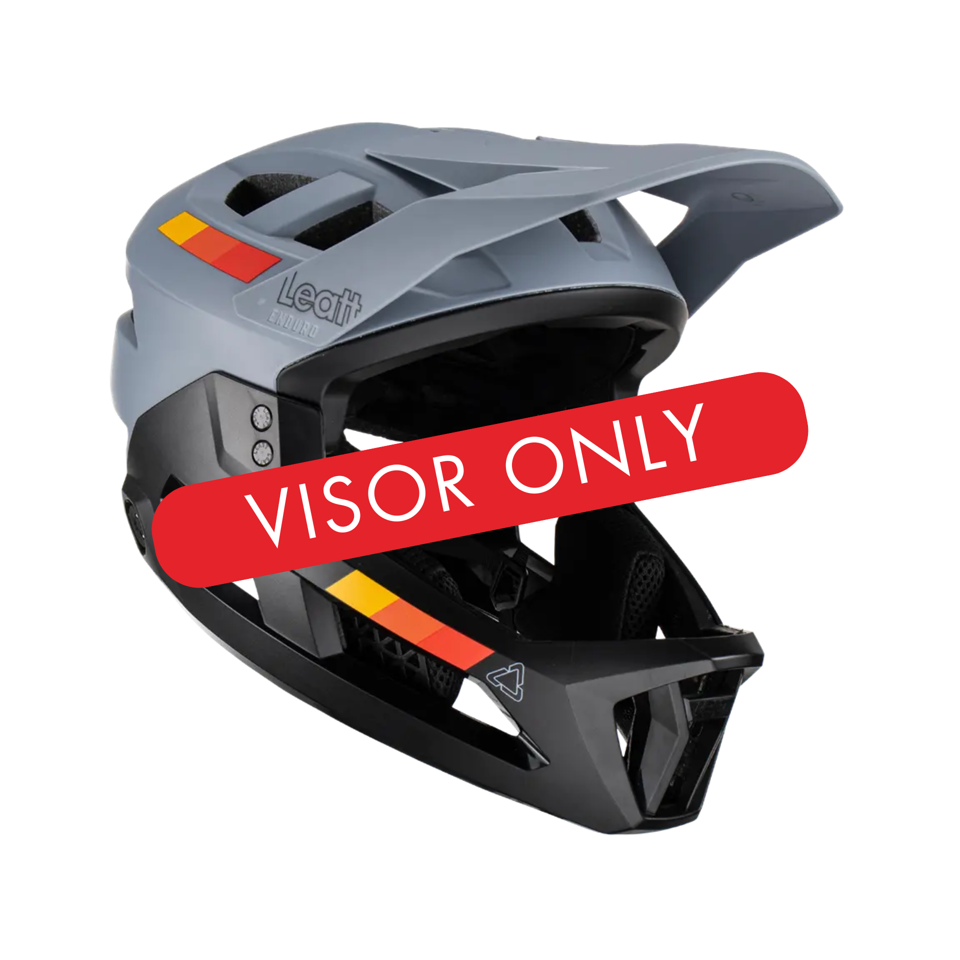 Leatt Visor MTB Enduro 2.0 V23 Junior Small - Titanium