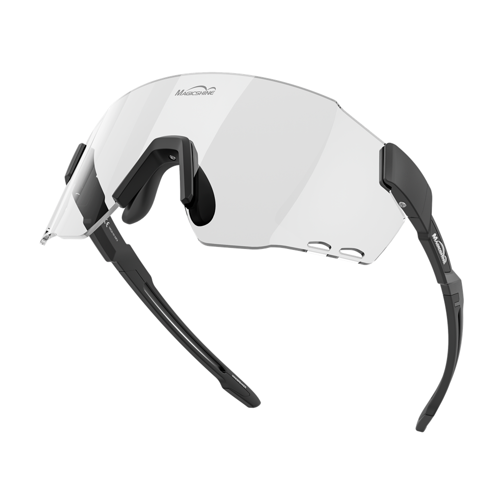 Magicshine Windbreaker Cycling Glasses Photochromic Lens - Black
