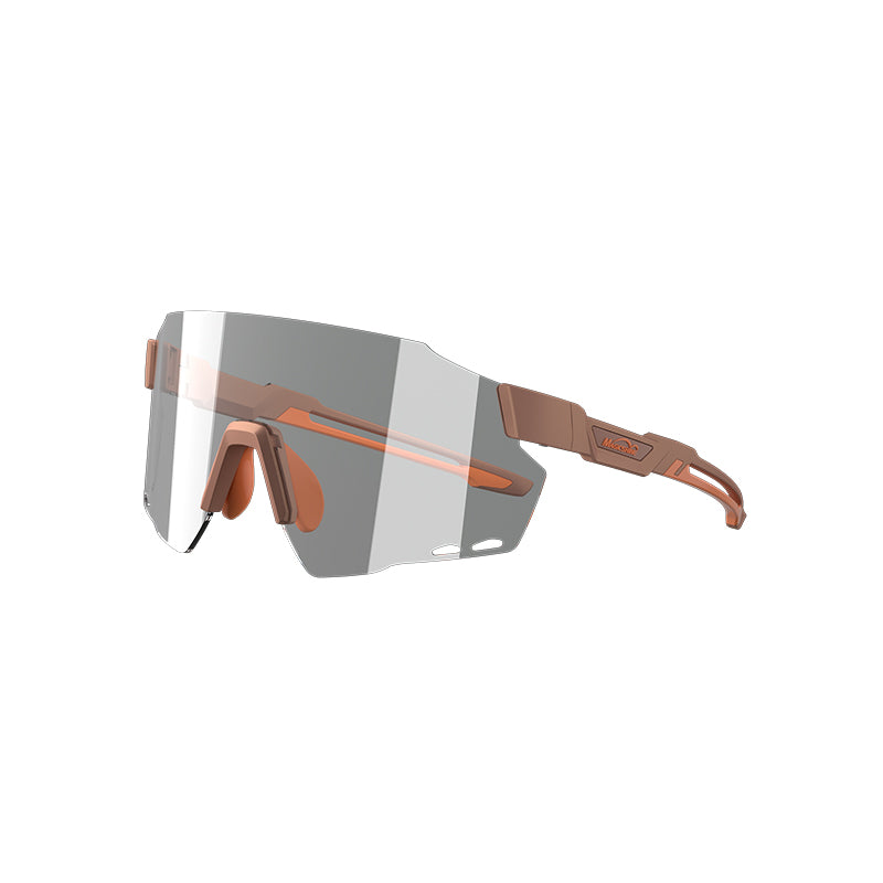 Magicshine Windbreaker Cycling Glasses Photochromic Lens - Pink Orange