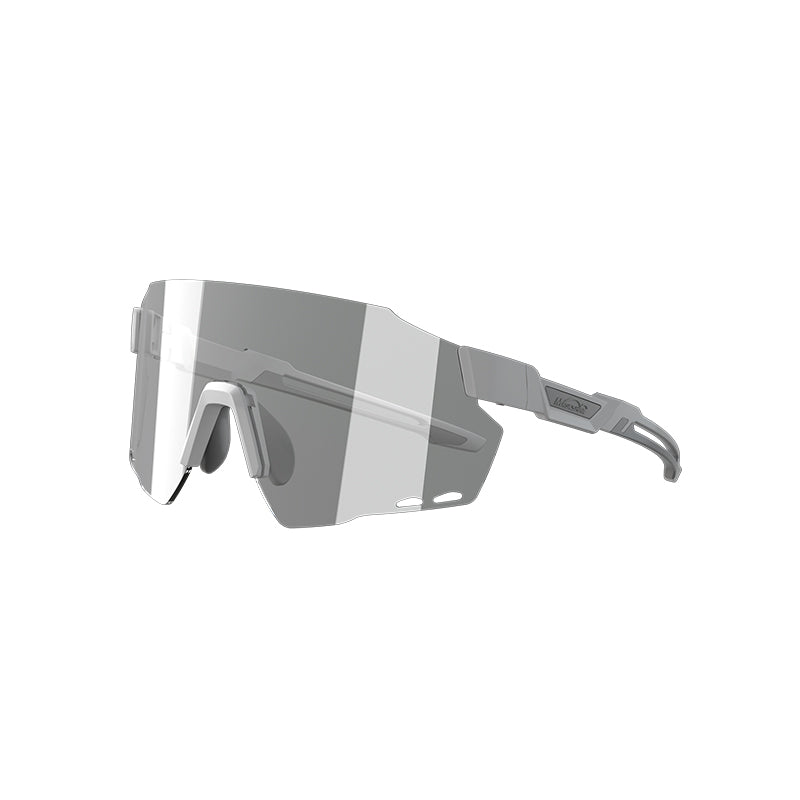 Magicshine Windbreaker Cycling Glasses Photochromic Lens - Matte Grey