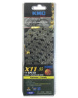 KMC 11 Speed 116L Bike Chain - Silver Black