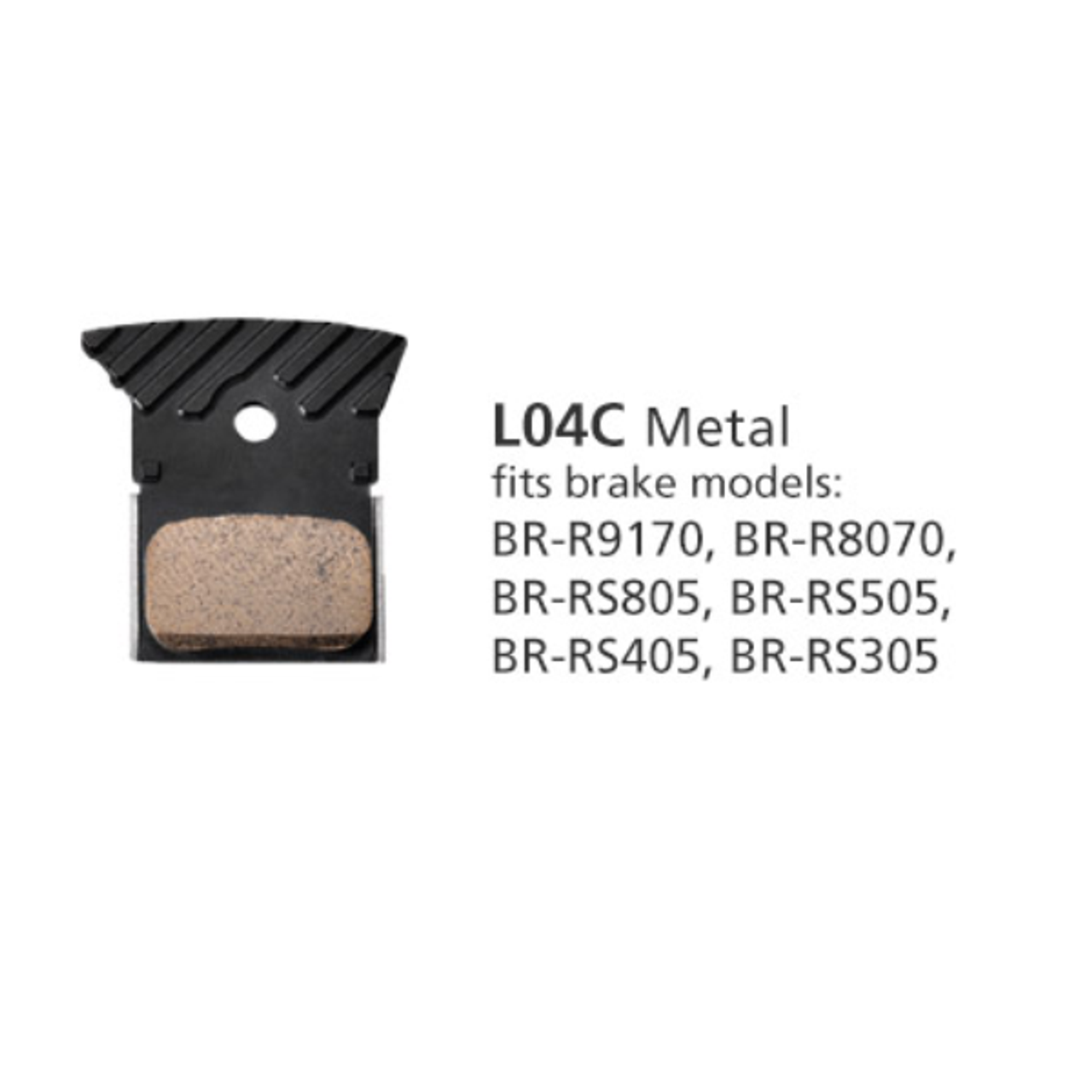 Shimano L04C Metal Pads &amp; Spring w/Fin