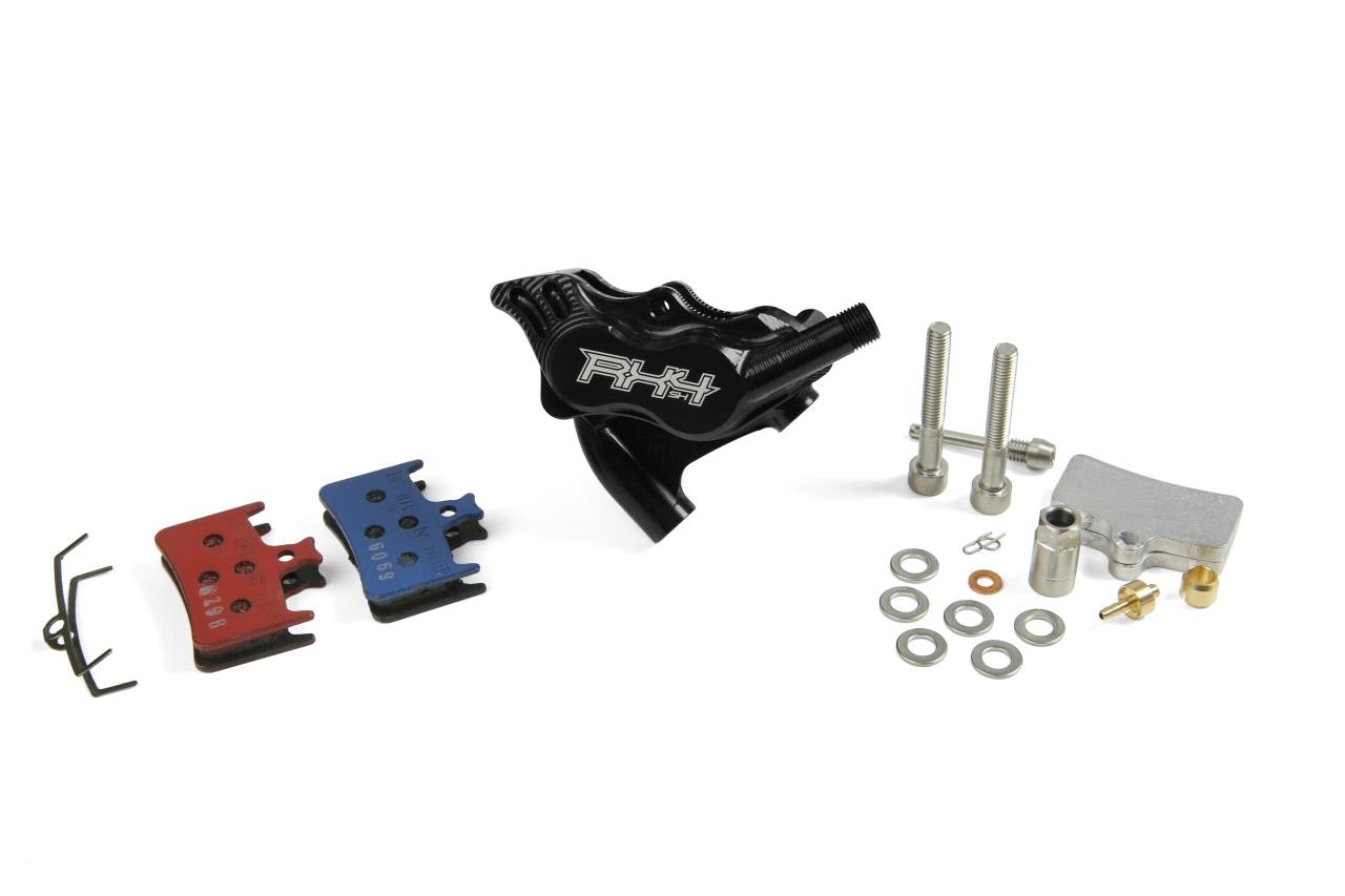 Hope RX4+ Caliper Flatmount+ 20MM Dot - Rear Black