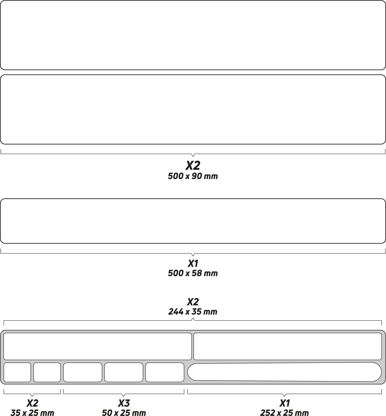 Zefal Skin Armor Set Matt - XL