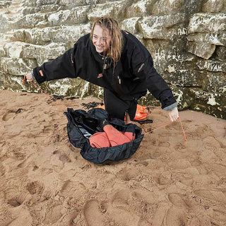 Zone3 Wetsuit Changing Mat - Black/Orange