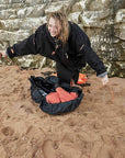 Zone3 Wetsuit Changing Mat - Black/Orange