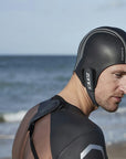 Zone3 Heat-Tech Swim Cap - Black/Silver