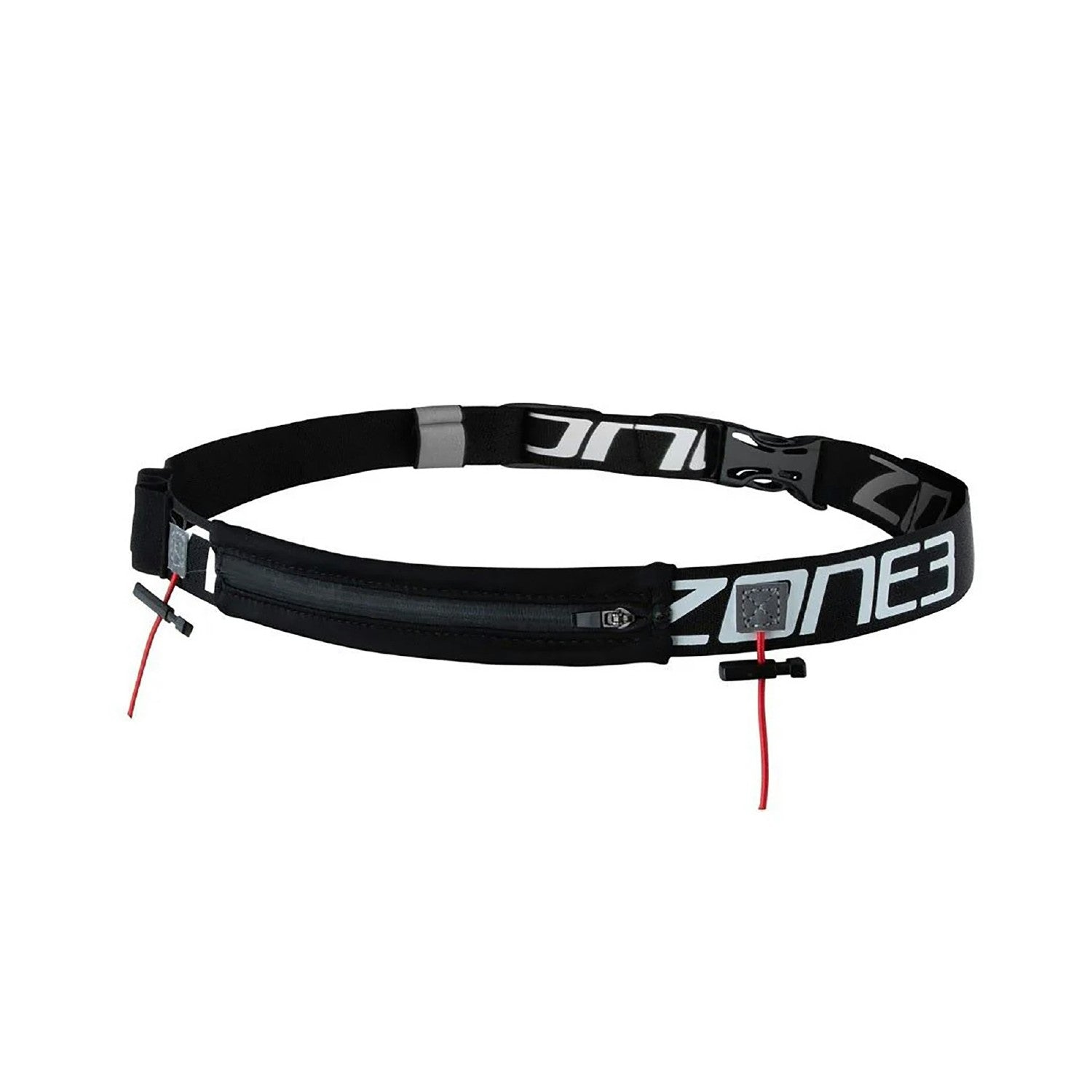 Zone3 Race Belt With Lycra Pouch - Black
