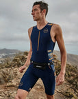 Zone3 Race Belt With Neoprene Pouch - Black