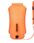 Zone3 Safety Buoy/Dry Bag Recycled 28L - Fluro Orange