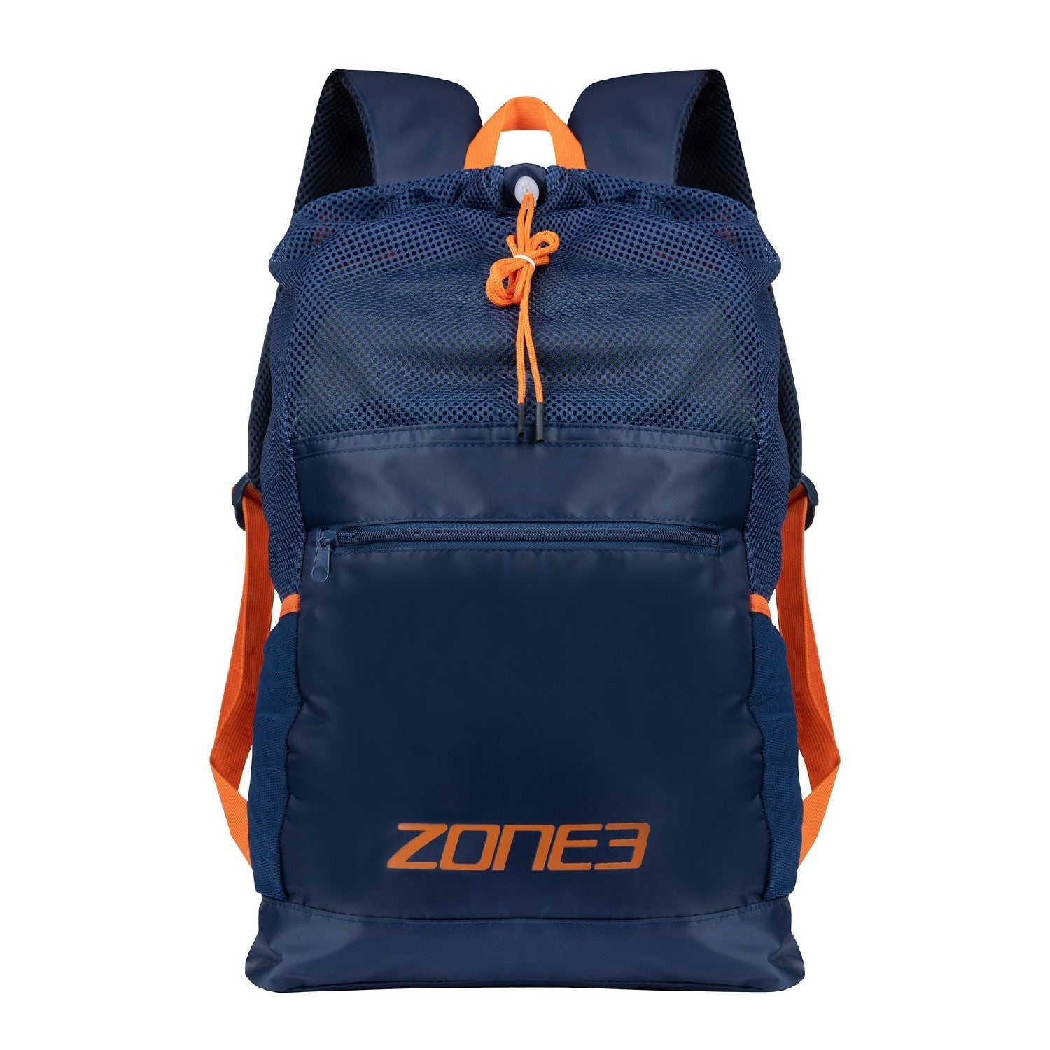 Zone3 Large Mesh Training Backpack 19L - Blue/Orange
