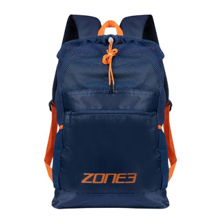 Zone3 Large Mesh Training Backpack 19L - Blue/Orange
