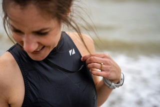 Zone3 Women's Ows Ti Thermal High Neck Costume - Black/Silver