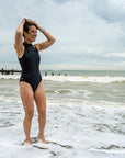 Zone3 Women's Ows Ti Thermal High Neck Costume - Black/Silver
