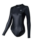 Zone3 Women's Ows Ti Long Sleeve Thermal High Neck Costume - Black/Silver