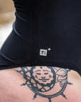 Zone3 Women's Ows Ti Long Sleeve Thermal High Neck Costume - Black/Silver