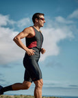 Zone3 Men's Activate Tri Shorts - Black/Red
