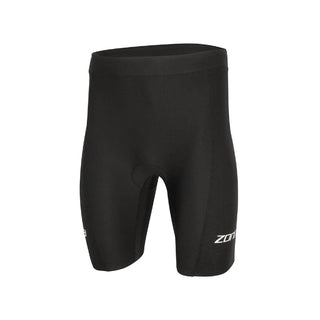 Zone3 Men's Lava Long Distance Tri Shorts - Black/White
