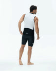 Zone3 Men's Lava Long Distance Tri Shorts - Black/White