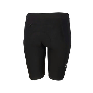 Zone3 Women's Lava Long Distance Tri Shorts - Black/White