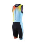 Zone3 Men's Activate+ Sleeve Less Trisuit - Neon/Black
