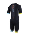 Zone3 Men's Activate+ Short Sleeve Trisuit - Black/Neon