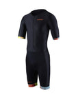 Zone3 Men's Activate+ Short Sleeve Trisuit - Black/Neon