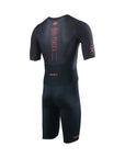 Zone3 Men's Aeroforce-X 2 Short Sleeve Trisuit - Black/Red