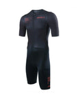 Zone3 Men's Aeroforce-X 2 Short Sleeve Trisuit - Black/Red