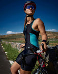Zone3 Women's Activate Trisuit - Black/Turquois
