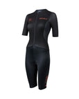 Zone3 Women's Aeroforce-X 2 Short Sleeve Trisuit - Black/Red