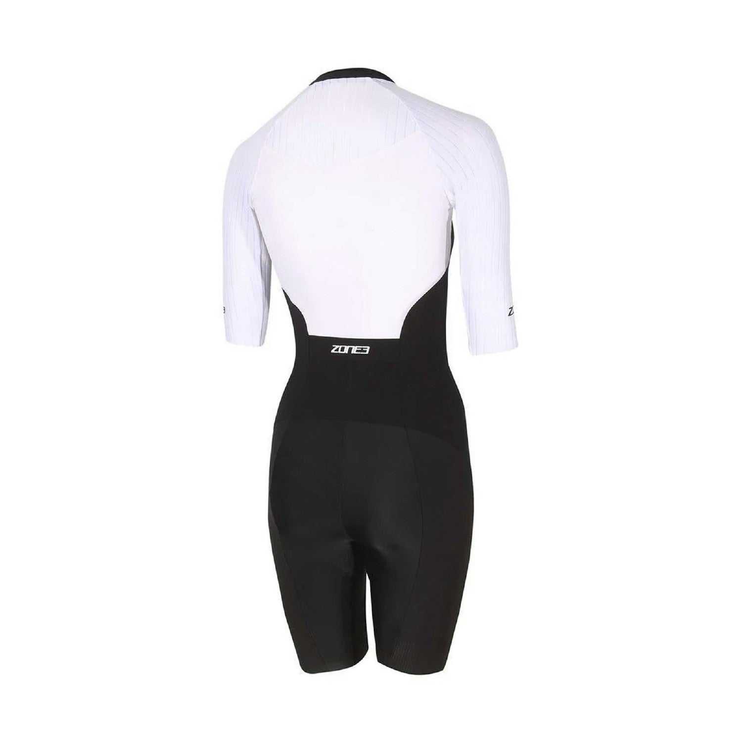 Zone3 Women's Lava Long Distance Short Sleeve Trisuit - Black/White