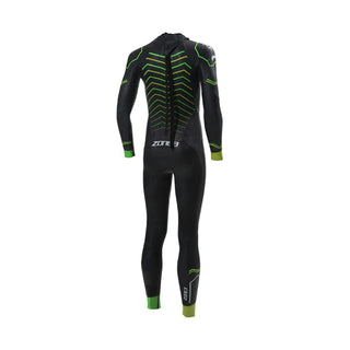 Zone3 Junior Adventure Tri/Open Water Swimming Wetsuit - Black/Green