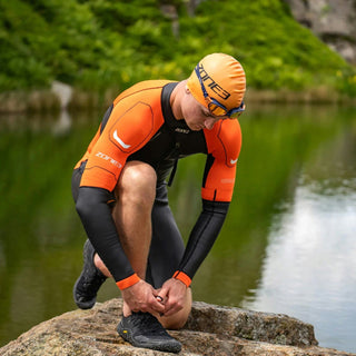 Zone3 Men's Versa Swim-run Wetsuit - Black/Orange