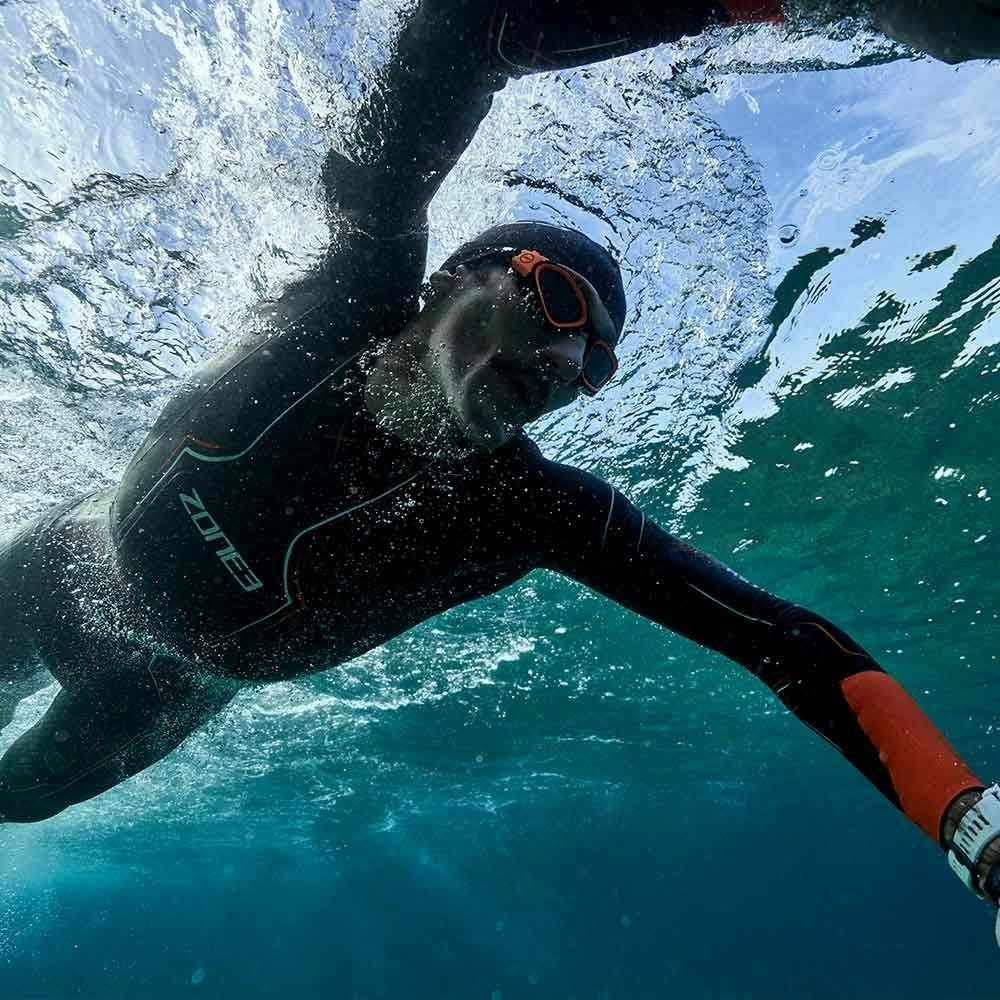 Zone3 Men's Vanquish-X Wetsuit - Black/Orange